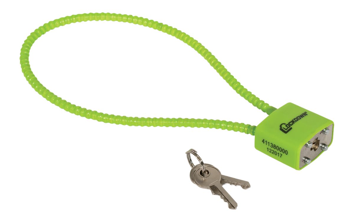 Lockdown 110149 Trigger Open With Key Green Firearm Fit- Universal 15in