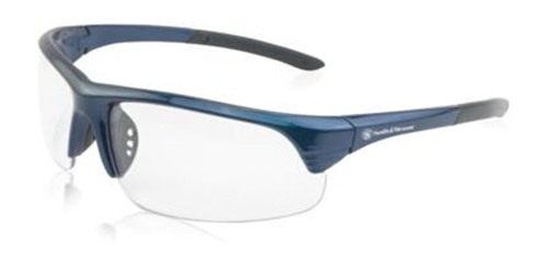 Smith Wesson Corporal Shooting Glasses Half Blue with Clear Lens
