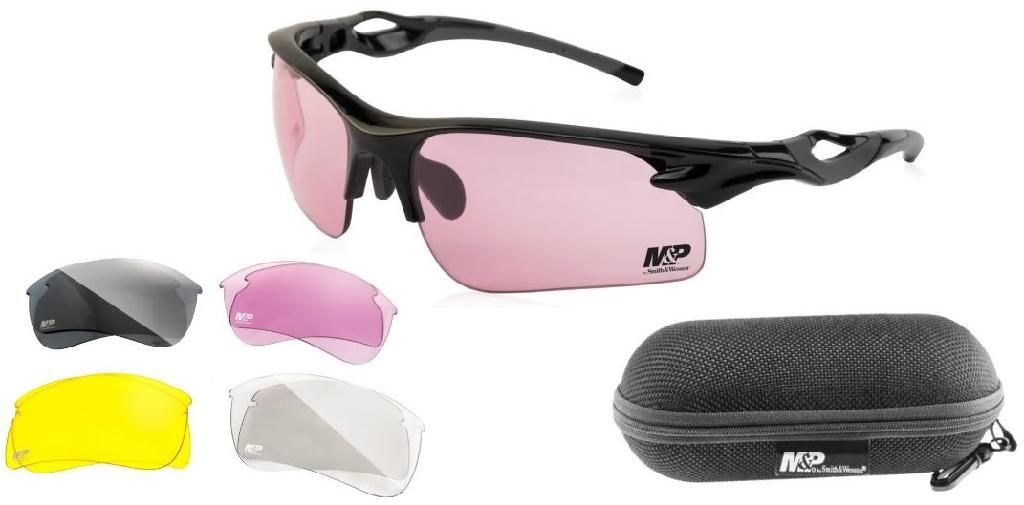 Smith Wesson M P Harrier Shooting Glasses Half with Interchangeable Lens