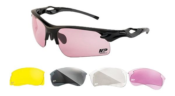 Smith Wesson M P Harrier Shooting Glasses Half with Interchangeable Lens view 2