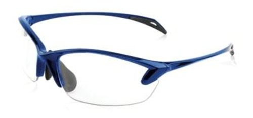 Smith Wesson Colonel Womens Shooting Glasses Half Blue with Clear Lens