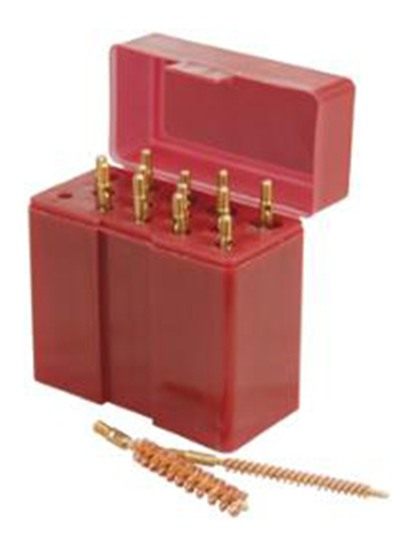 TIPTON 13-PIECE BRONZE RIFLE BORE BRUSH SET W/STORAGE CASE view 2