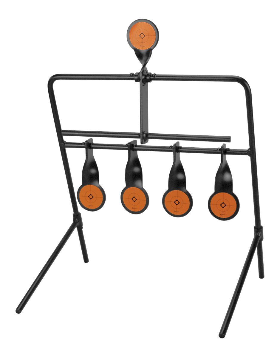 Caldwell 902365 Resetting Rimfire Steel Target Black/Orange Impact Enhancem