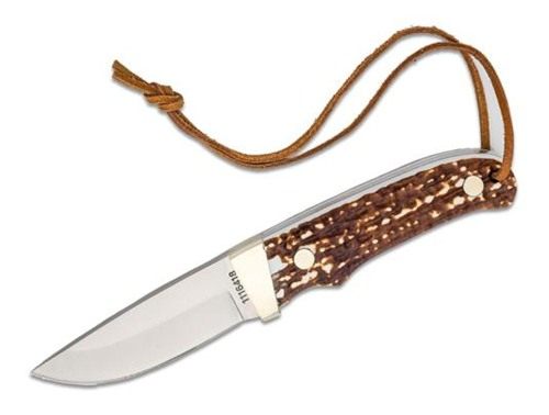 Schrade Uncle Henry Next Gen PH1N Stagalon Fixed Knife 3/5in Trailing Point