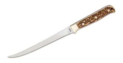 Uncle Henry Schrade Next Gen 167UH Stagalong Fixed Knife 7-1/2in Fillet Bla