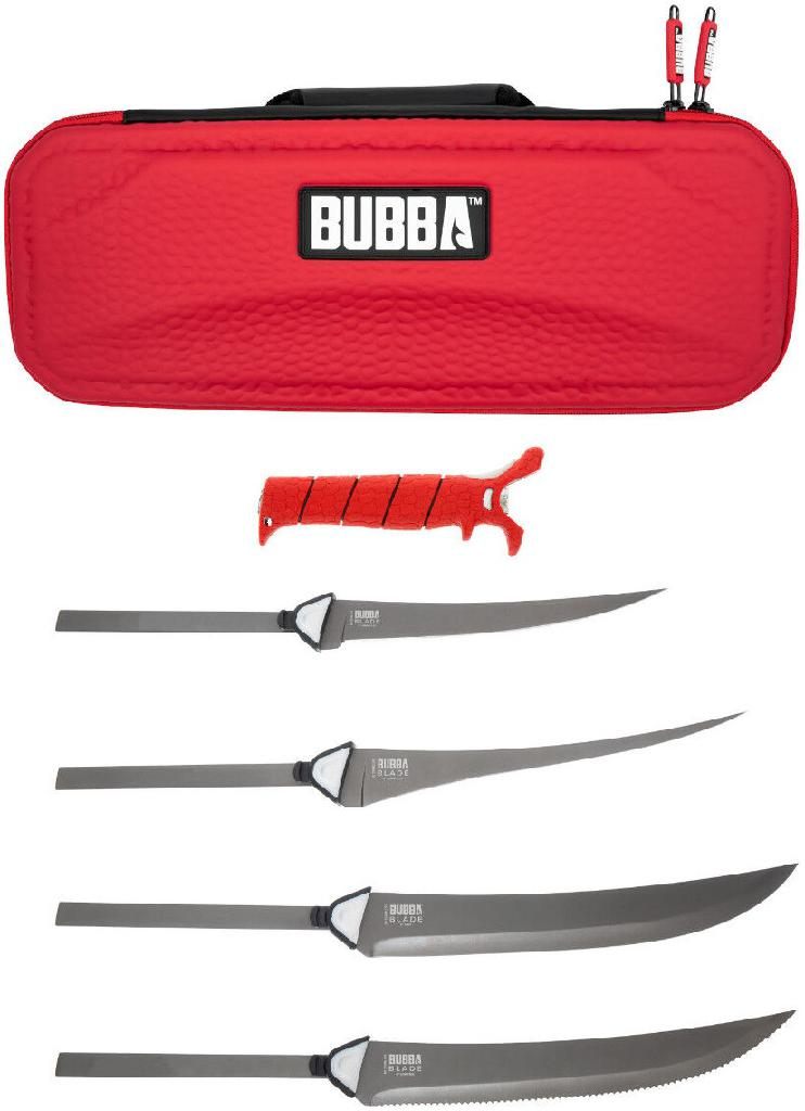 Bubba Multi-flex Interchangable Fillet Knife Set (comes With 4 Blades Case)