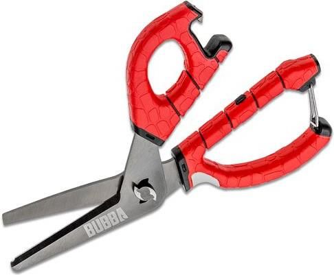Bubba Large Shears(micro-serrated Blade /descaler/hook Sharpener/bottle Ope