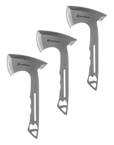 S/wesson Bullseye Throwing Axes (3-pack) Hangable