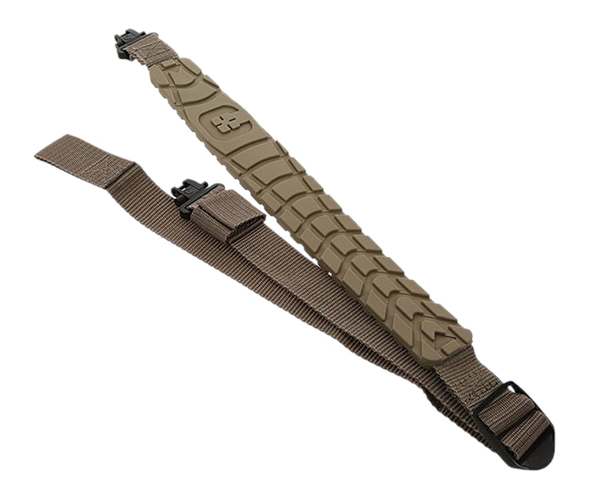 Caldwell 1131996 Max Grip Slim Sling Flat Dark Earth 20in- 41in OAL Adjusta