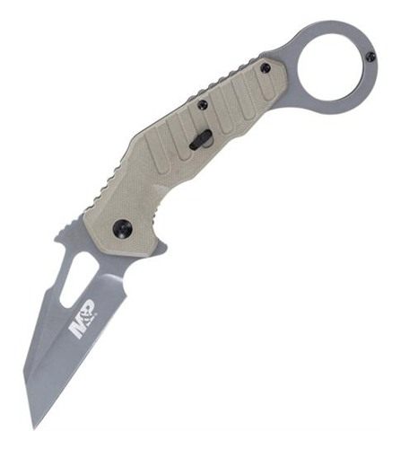 S W M P Accessories Smith Wesson Extreme Ops Karambit Knife 3in Blade FDE