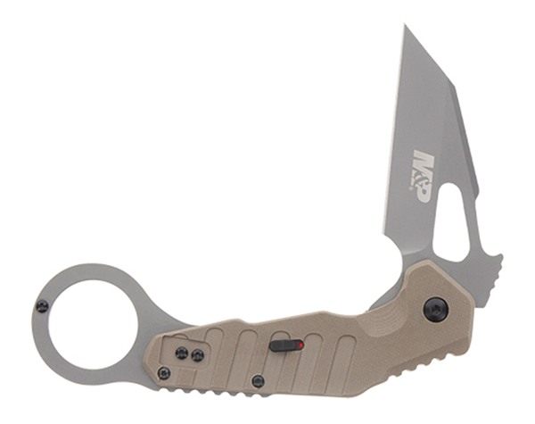 S W M P Accessories Smith Wesson Extreme Ops Karambit Knife 3in Blade FDE view 2
