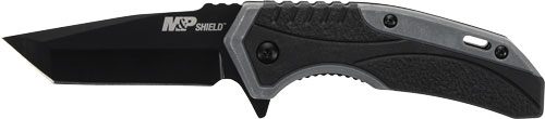 Smith Wesson S W Knife M P Shield 2.8in Tanto Spring Assist Black
