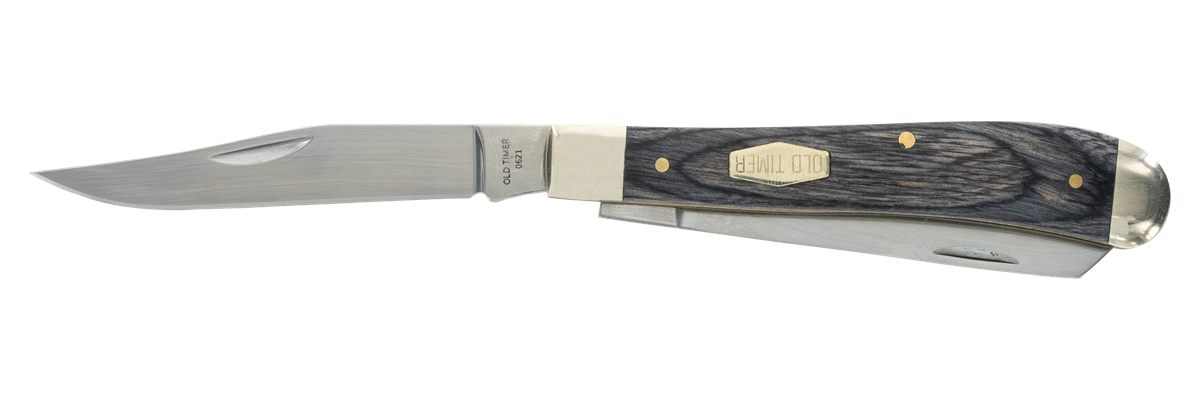 Old Timer 1135990 Heritage Series Trapper 940T 3in Folding Clip Point/Spey