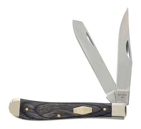 Old Timer 1135990 Heritage Series Trapper 940T 3in Folding Clip Point/Spey view 2