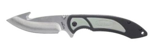 Old Timer Trail Boss Gut Hook Folder Knife 3 1/2in Blade Black