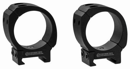 Wheeler Sporter Bi-Weaver Style Pic Rings 1in Medium Black view 2