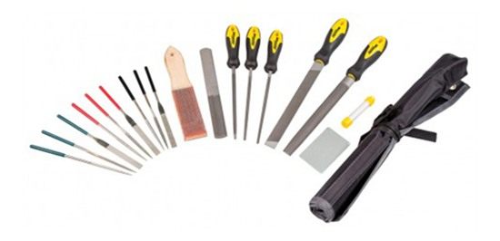 WHEELER FILE SET PROFESSIONAL GUNSMITHING W/STORAGE POUCH