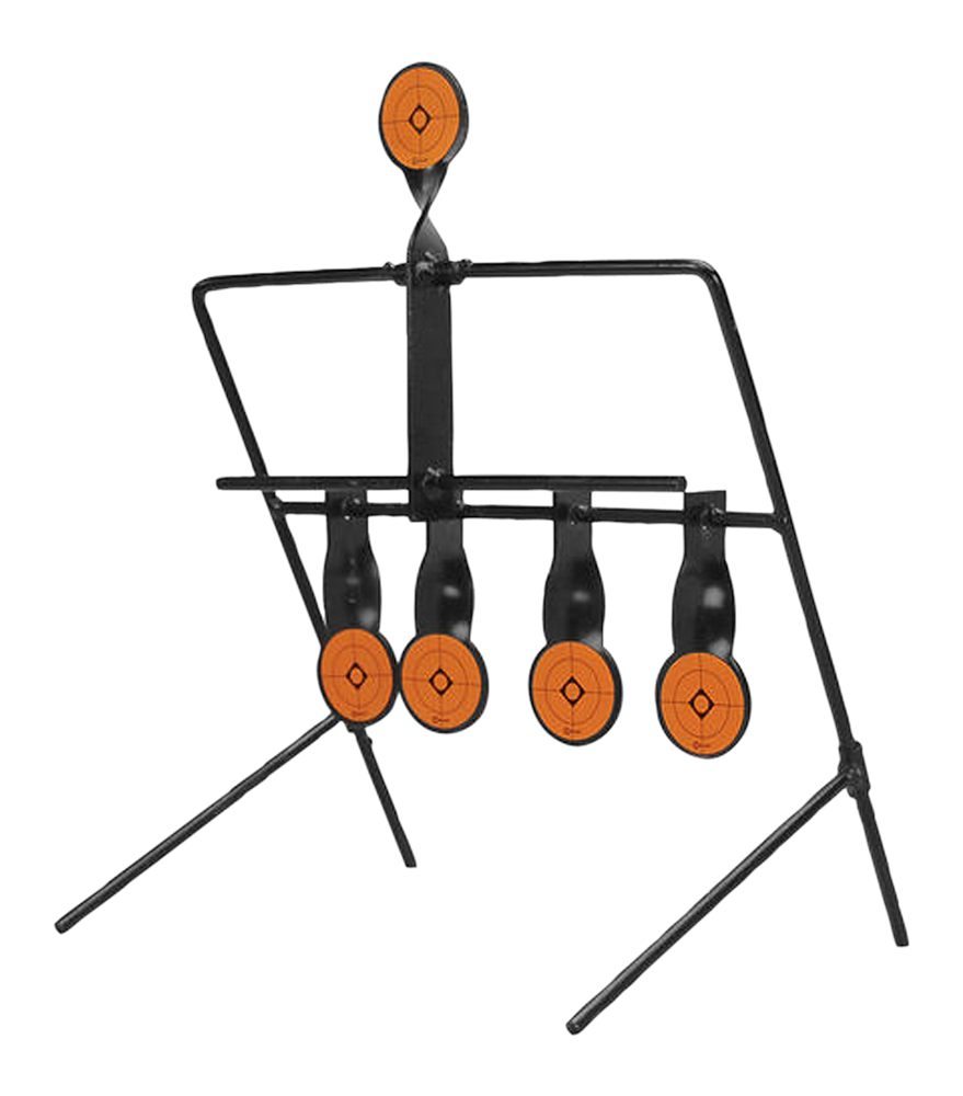 Caldwell 820585 Resetting Target Airgun AR500 Steel Black/Orange Impact Enh