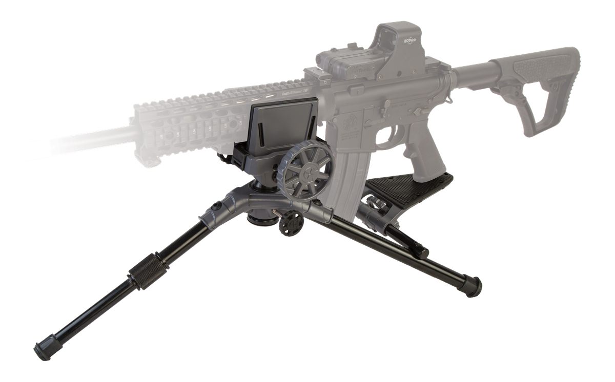 Caldwell 821400 Precision Turret Shooting Rest Black Aluminum 22.40in L x 5