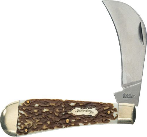 Uncle Henry Knife Hawkbill Pruner 3in Folding Blade