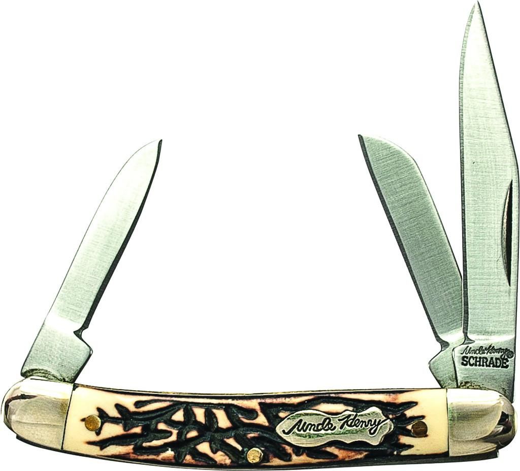 UNCLE HENRY KNIFE NEXT GEN STAGLON JR FOLDING 3-BLADE