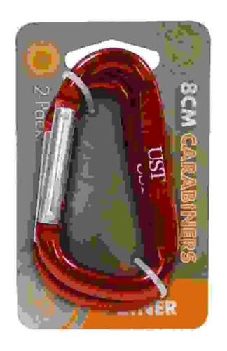 UST Ultimate Survival Technologies Carabiner 8cm 2-pk PDQ 12-ct Assorted Co