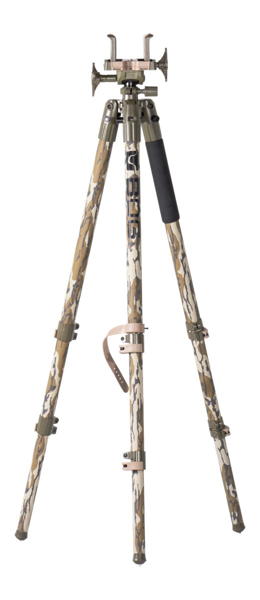 BOG Pod 1164398 DeathGrip Tripod Mossy Oak Bottomland Aluminum 7in-59in