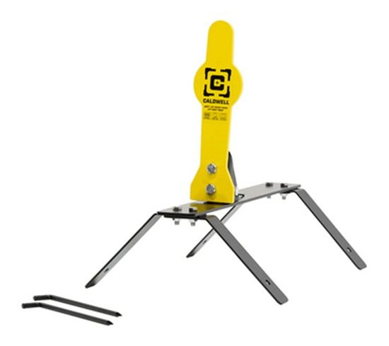 Caldwell 1178560 Auto Reset 33% Rifle Yellow AR500 Steel Pepper Popper Incl view 3