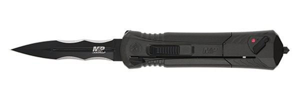 Smith Wesson MPOTF10 OTF Assisted Knife 3 1/2in Blade Black view 2
