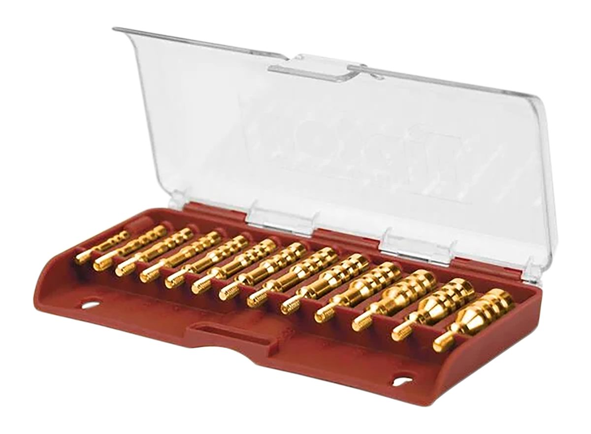 Tipton 749245 Jag Set Multi-Caliber 8-32/5-40 Thread Brass 13 Pieces Includ
