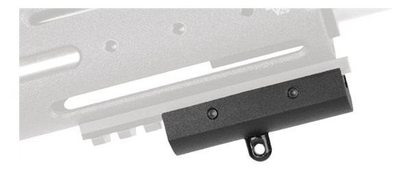 Caldwell 535423 Bipod Adaptor Black Aluminum compatible with Picatinny view 3