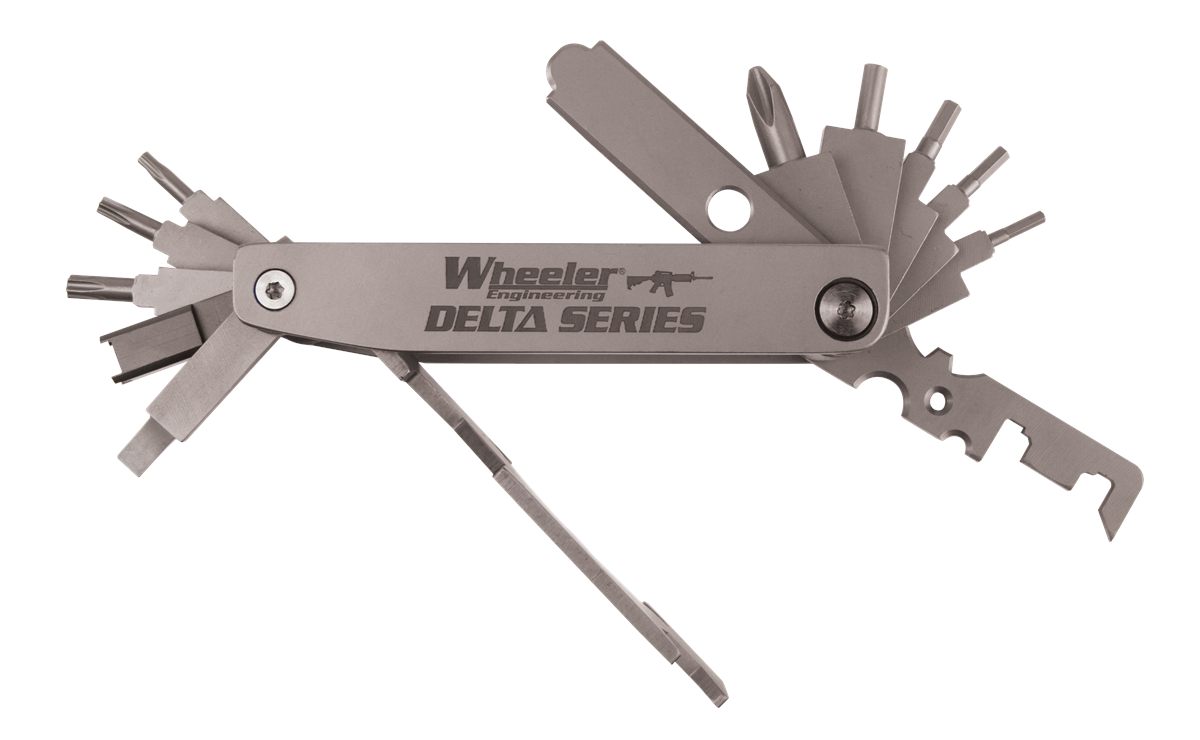 Wheeler 1078948 Delta Series Compact Multi-Tool Silver Folding Stainless St
