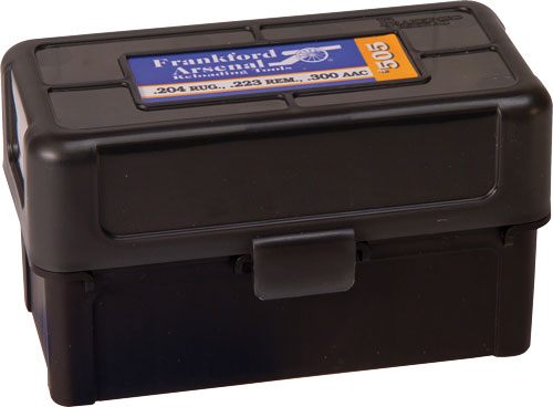 Frankford Arsenal 1083786 Hinge-Top Ammo Box 17/204/223 Cal Black Polymer 5 view 2