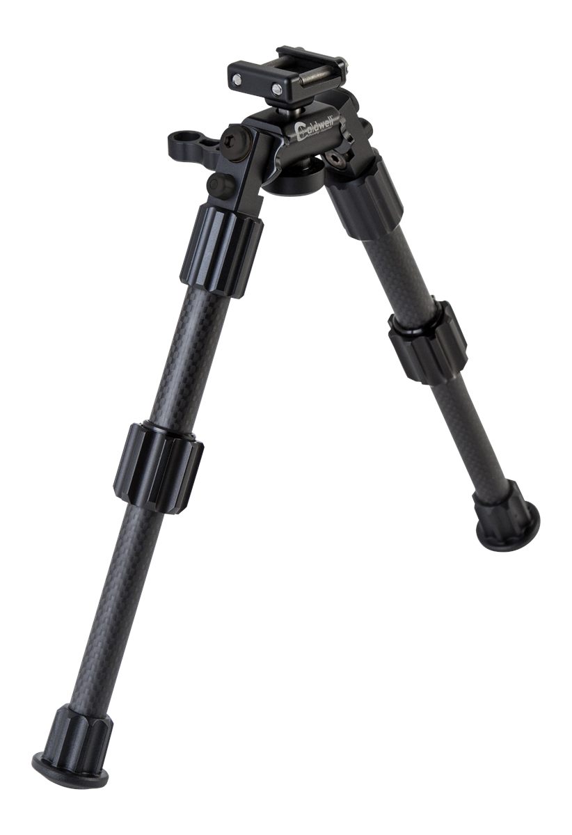 Caldwell 1081952 Accumax Premium Pic Rail Bipod 6-9in Black Carbon Fiber