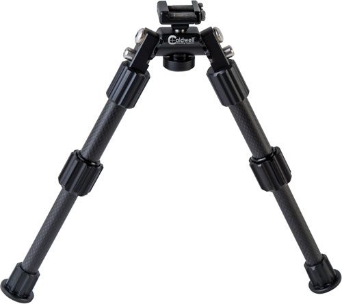 Caldwell 1081952 Accumax Premium Pic Rail Bipod 6-9in Black Carbon Fiber view 2