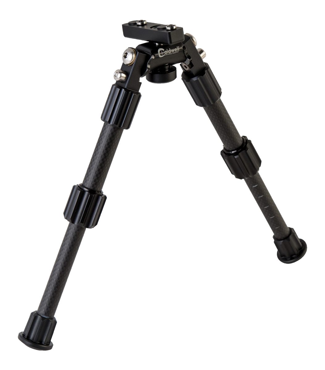 Caldwell 1081953 Accumax Premium M-Lok/Key Mod Bipod 6-9in Black Carbon Fib