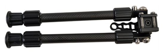 Caldwell 1082222 Accumax Premium Pic Rail Bipod 9-13in Black Carbon Fiber view 2