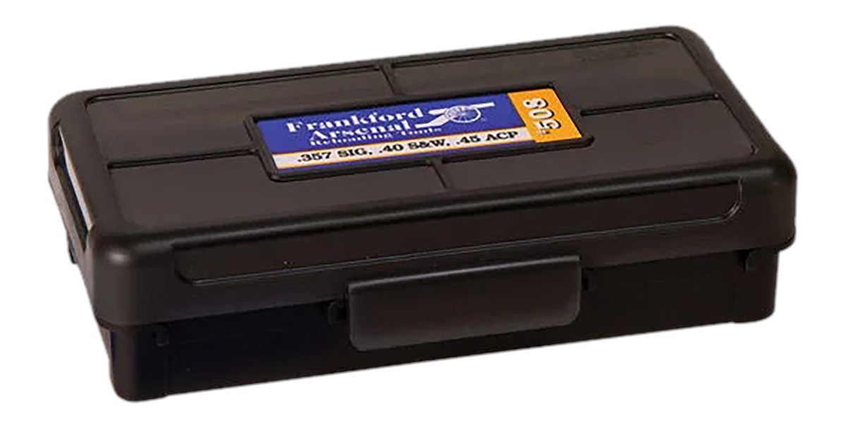Frankford Arsenal 1083790 Hinge-Top Ammo Box 270 Win/280 Cal/25-06 Rem Blac
