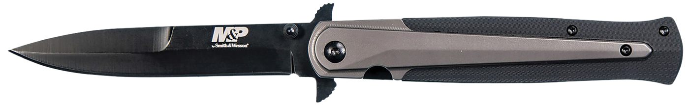 Smith Wesson Knives 1085899 M P Tactical Stiletto 4in Folding Spear Point P