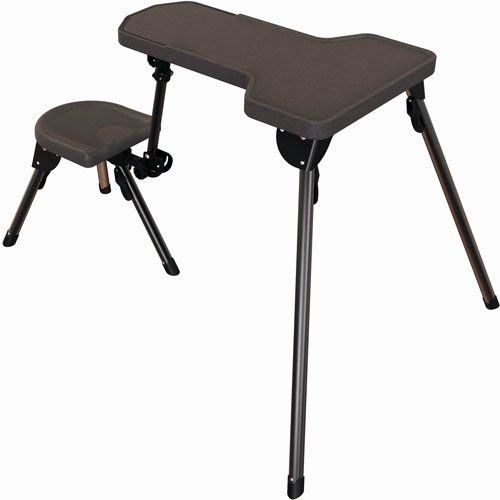 Caldwell 1084745 Stable Table Lite Black 23in W x 34in L x 32in H view 2