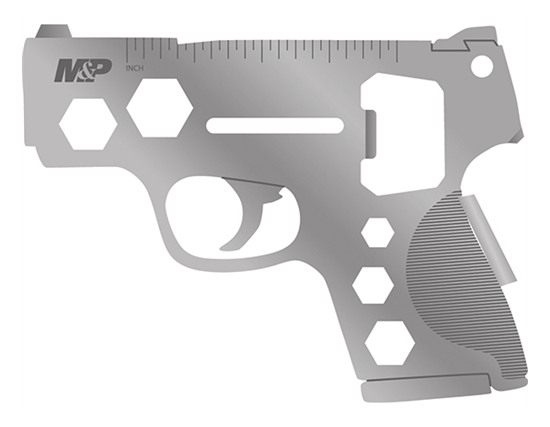 Smith Wesson M P Pistol Novelty Multi-Tool with Caribiner