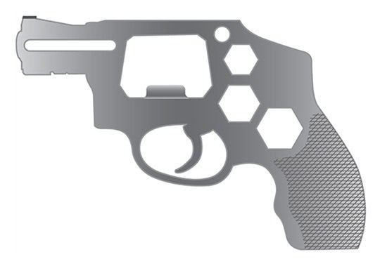 Smith Wesson M P Revolver Novelty Multi-Tool Steel view 2