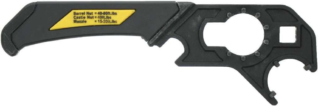 Wheeler 1099561 Professional Armorer's Wrench Black/Yellow Steel Platform F view 2