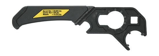 Wheeler 1099561 Professional Armorer's Wrench Black/Yellow Steel Platform F view 3