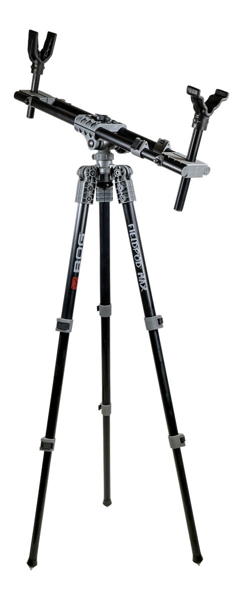 Bog-Pod 1100473 Fieldpod Max Tripod with Black Finish, Spike Feet, Carry St