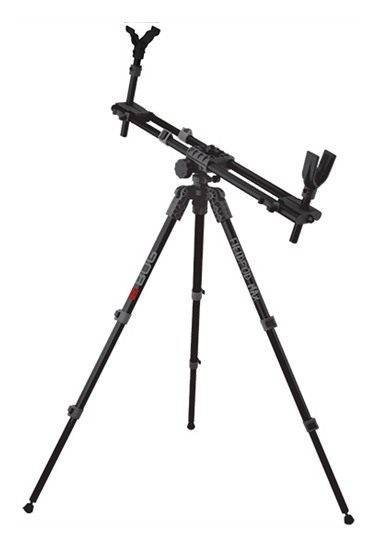 Bog-Pod 1100473 Fieldpod Max Tripod with Black Finish, Spike Feet, Carry St view 2