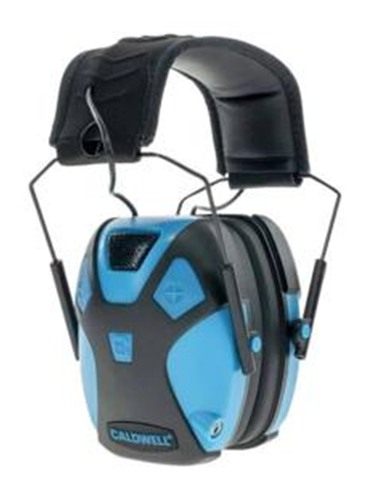 Caldwell Small E-Max Pro Earmuffs - Neon Blue 23nB NRR view 2