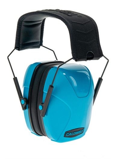 Caldwell Youth Passive Earmuff Hearing Protection Neon Blue (24nrr) view 2