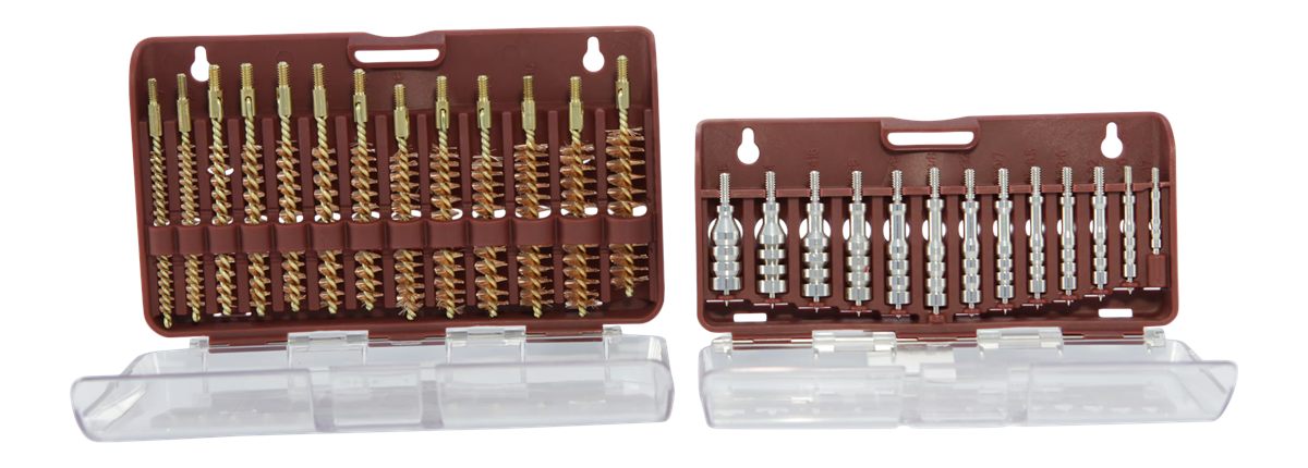 Tipton 444777 Jag Brush Set 17-45 Cal 8-32in Thread 26 Pieces