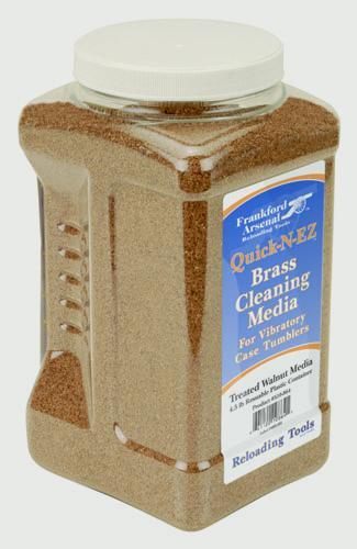 Frankford Arsenal Treated Walnut Hull Media In Reuseable Plastic Container